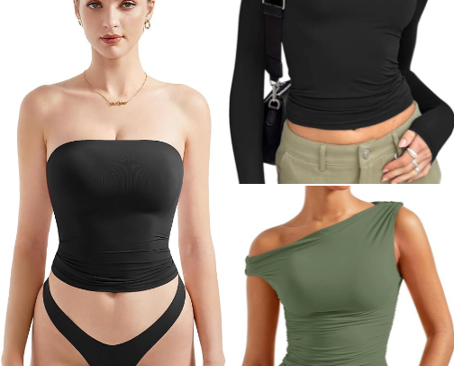 Clothing basics (capsule wardrobe) cover photo collage