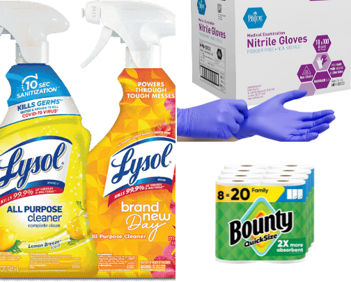 Bathroom Cleaning Supplies cover photo collage