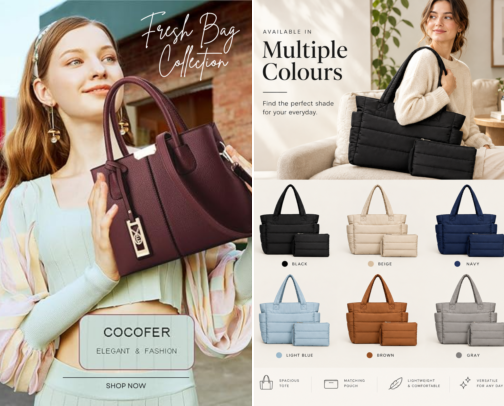 Cute Bags cover photo collage