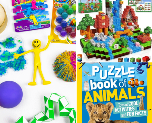 Toys for kids cover photo collage