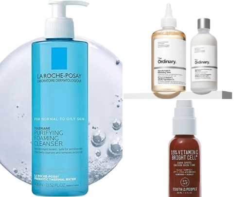 Skincare must cover photo collage