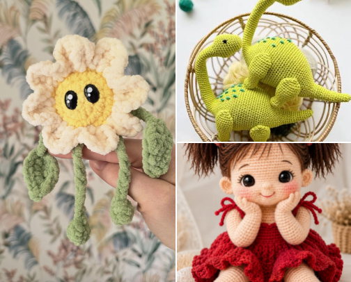 Crochet and beyond cover photo collage