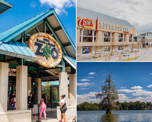 Things To Do Around Baton Rouge cover photo collage