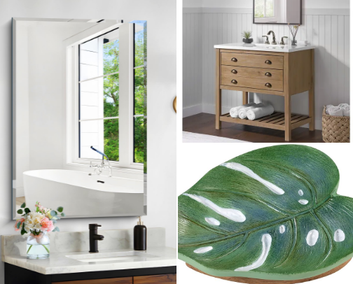 Bathroom beautiful cover photo collage