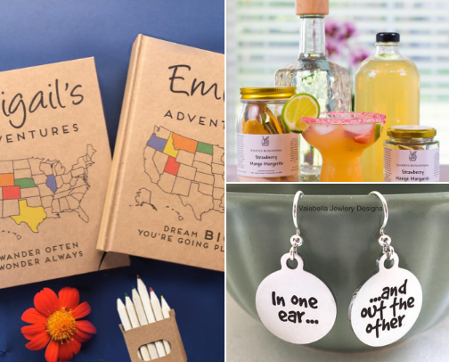 Fun Gifts on Etsy for Friends cover photo collage