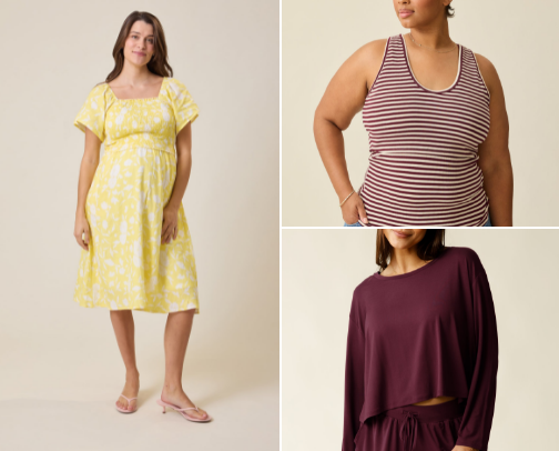 Breastfeeding-Friendly Outfits That Are Actually Stylish cover photo collage
