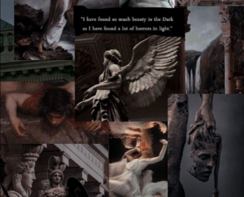 Mythology infused books! cover photo collage