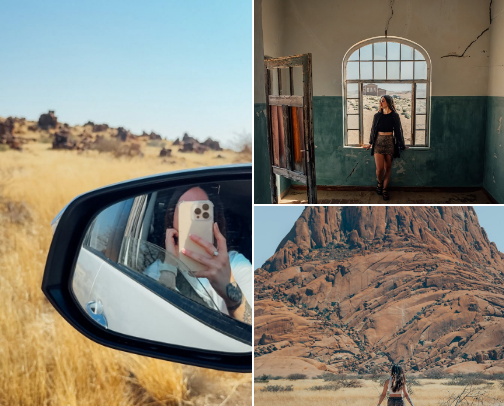 Chasing Sunsets & Sand Dunes in Namibia cover photo collage