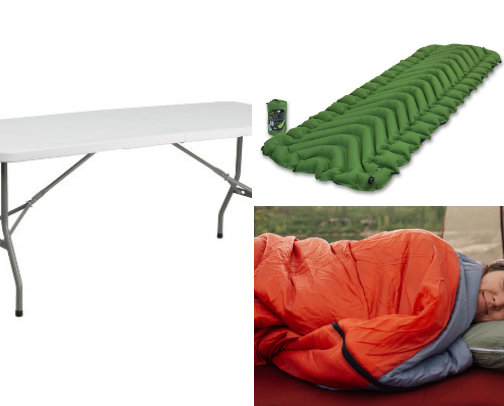 Car camping setup cover photo collage