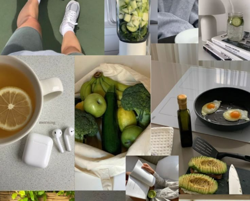 WELLNESS GIRLY ESSENTIALS 🌱💖 cover photo collage