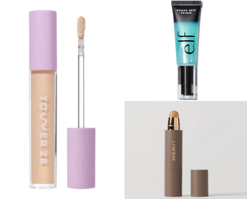 current makeup routine 😇 cover photo collage