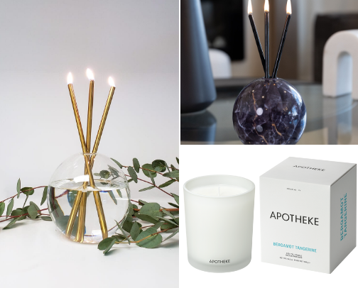 Candles You Need for A Warm and Cozy Home cover photo collage