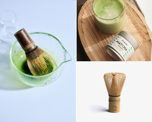 The perfect matcha set cover photo collage