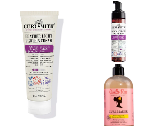 Products for Curly Hair➰ cover photo collage