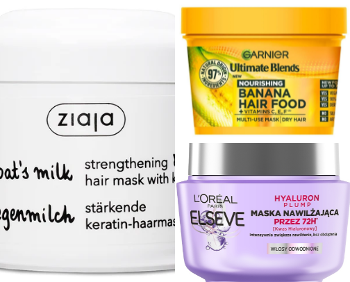 hair products for glossy healthy hair🤩 cover photo collage