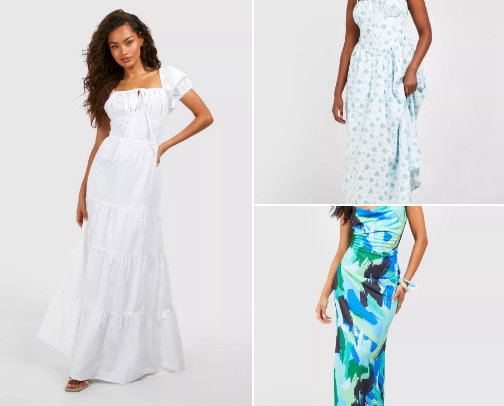 boohoo summer outfit inspo 🥥🌴🌺🍍🌸 - use code PIPPA for money off your entire order! cover photo collage