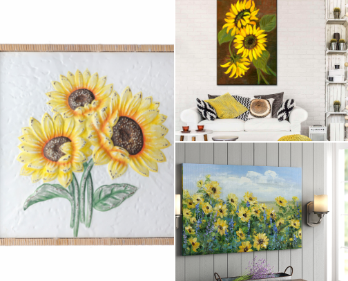 Curated Sunflower Style for a Radiant Home cover photo collage