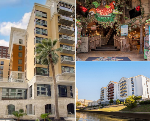 San Antonio on the Riverwalk 🌟 cover photo collage