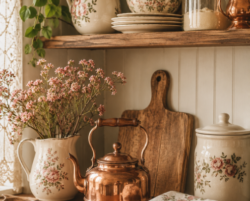 Warm Vintage & Grandma Core cover photo collage