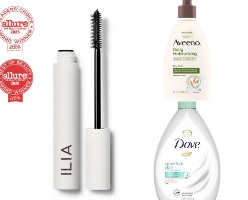 My go to beauty products cover photo collage
