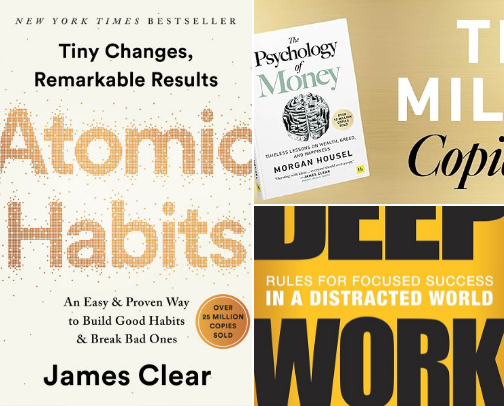 My favorite book recs cover photo collage