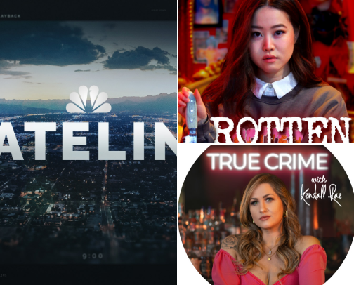 Crime Podcasts I Binge 🚓 cover photo collage