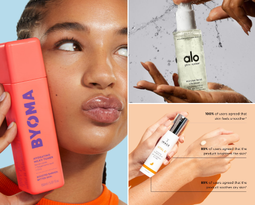 Skincare ✨ cover photo collage