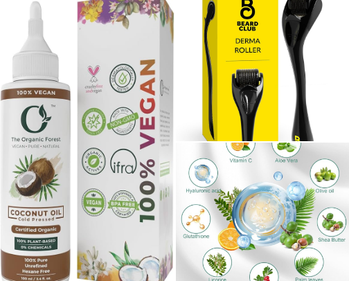Best Hair and skin products cover photo collage