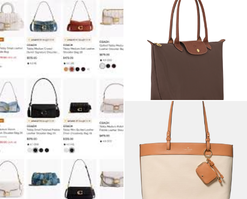 Main character bags for you👜💋 cover photo collage