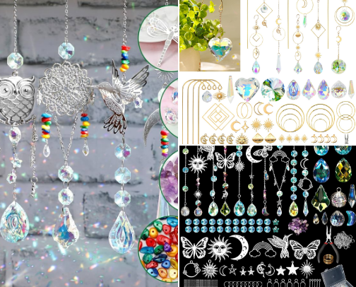 Craft For Profit: Amazon DIY Sun Catcher To Make & Sell $$$$$$ cover photo collage