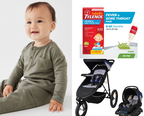 Baby Must haves in Canada cover photo collage