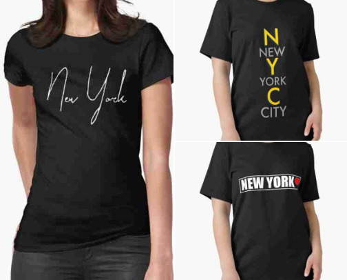 The Ultimate New York Vibe: Street Style, Retro, and Local Pride T-Shirts cover photo collage