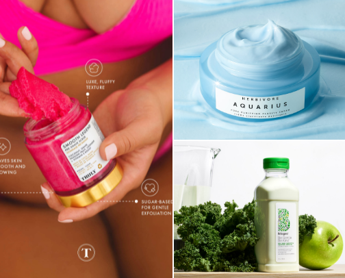 ✨my favorite beauty & wellness recs✨ cover photo collage