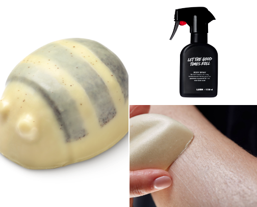 my lush cosmetics favorites! cover photo collage