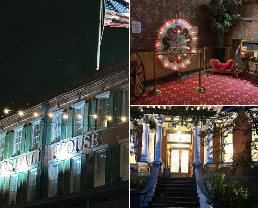 America's Top-Rated Spookiest Haunted Hotels and Their Ghost Stories cover photo collage