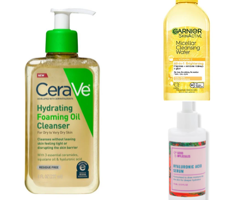 Favorite Skincare Products cover photo collage