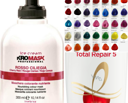 Hair care/colour cover photo collage