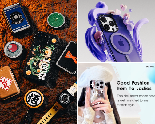 “Casetify Must-Haves: Trendy Tech Protection” cover photo collage