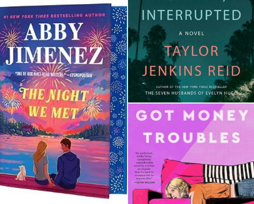 Books that feel like a 2000s romcom cover photo collage