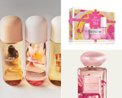 Fragrance mists cover photo collage