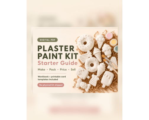 Plaster Paint Kit Supplies: Everything You Need for Crafts & Party Favors cover photo collage