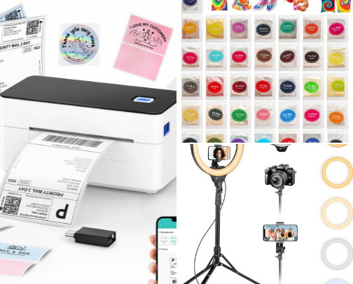 Business stuff cover photo collage