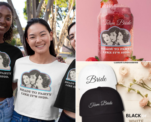 Bridal Party Items cover photo collage