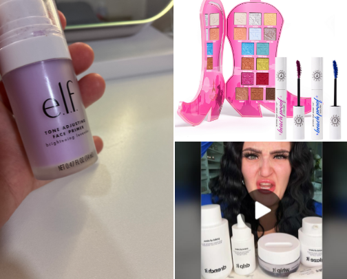 Beauty product reviews cover photo collage