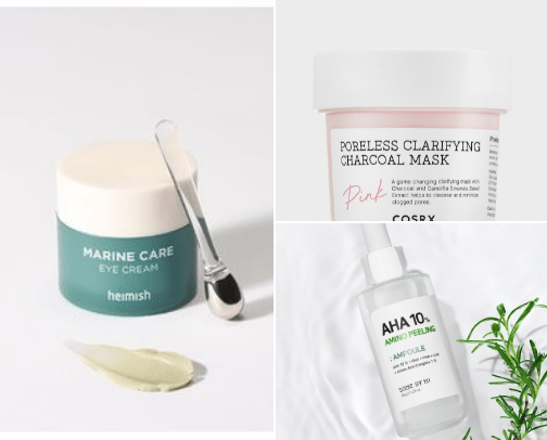 My must have skin care 🌱 cover photo collage