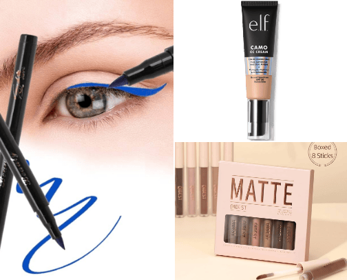 Makeup cover photo collage
