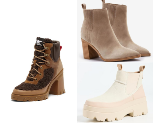 Amazon: Favorite Fall Booties. cover photo collage