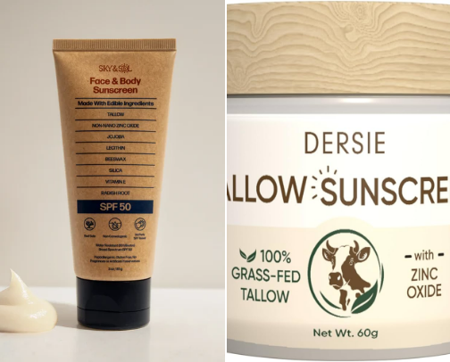 Sunscreen that cares cover photo collage