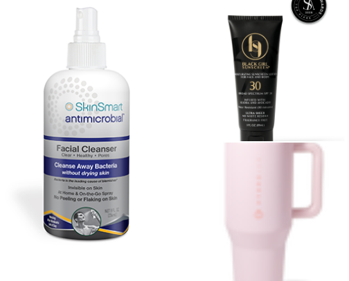 My AM skincare staples ☀️ cover photo collage