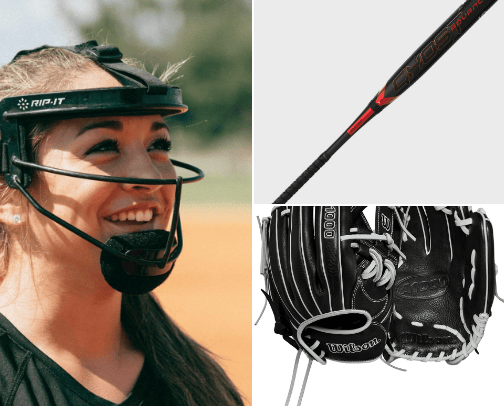 Softballs for the Girls! cover photo collage